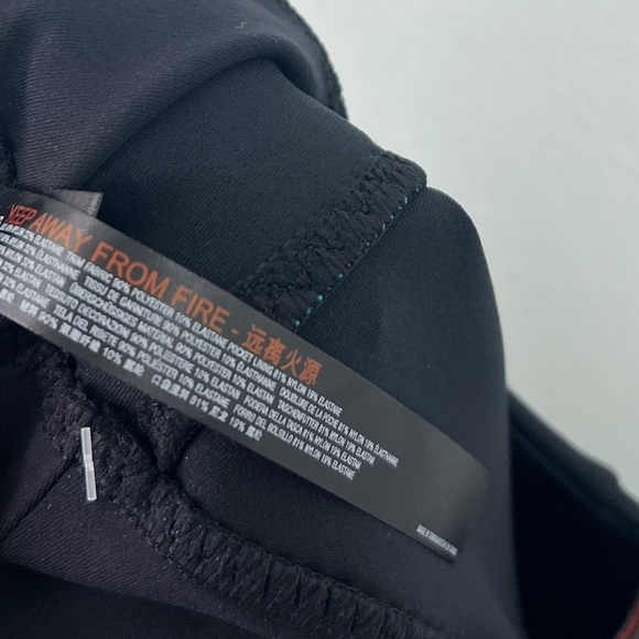 NEW Free People Ticket to Paradise Contrast High Waisted Bike Shorts Black/Blue - Picture 7 of 7